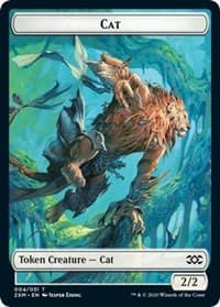 Cat // Myr (024) Double-Sided Token - Double Masters - Magic: The Gathering card