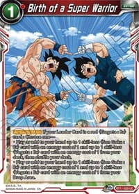 Birth of a Super Warrior - Vermilion Bloodline - Dragon Ball Super: Masters card