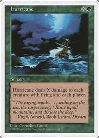 Hurricane - Fifth Edition - Magic: The Gathering card
