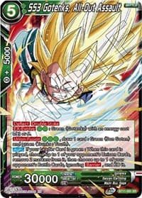 SS3 Gotenks, All-Out Assault - Vermilion Bloodline - Dragon Ball Super: Masters card