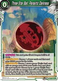 Three-Star Ball, Parasitic Darkness - Vermilion Bloodline - Dragon Ball Super: Masters card