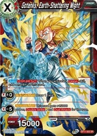Gotenks, Earth-Shattering Might - Vermilion Bloodline - Dragon Ball Super: Masters card