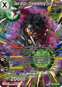 Dark Broly, Overwhelming Evil - Vermilion Bloodline - Dragon Ball Super: Masters card