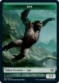 Ape // Beast Double-Sided Token - Double Masters - Magic: The Gathering card