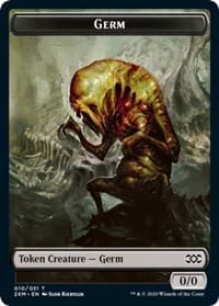 Germ // Thopter (026) Double-Sided Token - Double Masters - Magic: The Gathering card