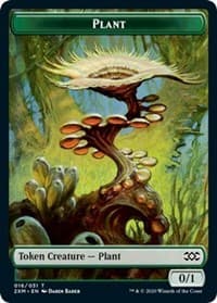 Plant // Saproling Double-Sided Token - Double Masters - Magic: The Gathering card