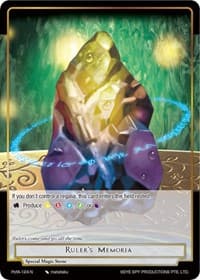 Ruler's Memoria - Alice Origin IV: Prologue of Attoractia - Force of Will card