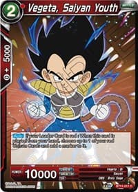 Vegeta, Saiyan Youth - Vermilion Bloodline - Dragon Ball Super: Masters card