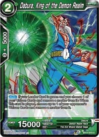 Dabura, King of the Demon Realm - Vermilion Bloodline - Dragon Ball Super: Masters card