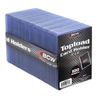 3" x 4" Topload Card Holder - Standard (100-Count) - BCW Toploaders - Collectible Storage card