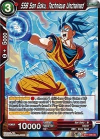 SSB Son Goku, Technique Unchained - Vermilion Bloodline - Dragon Ball Super: Masters card
