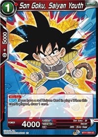 Son Goku, Saiyan Youth - Vermilion Bloodline - Dragon Ball Super: Masters card
