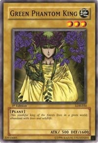 Green Phantom King - The Legend of Blue Eyes White Dragon - YuGiOh card