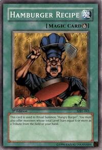 Hamburger Recipe - Magic Ruler - YuGiOh card
