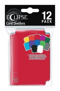 Eclipse Multi-Colored Dividers (12-Pack) - Ultra Pro Card Dividers - Collectible Storage card