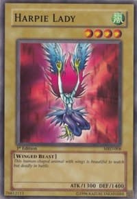 Harpie Lady (Original Artwork) - Metal Raiders - YuGiOh card