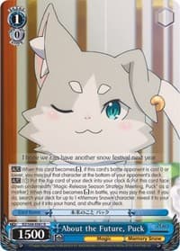 About the Future, Puck - Re:ZERO Memory Snow - Weiss Schwarz card