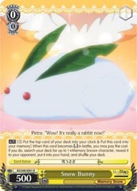 Snow Bunny - Re:ZERO Memory Snow - Weiss Schwarz card