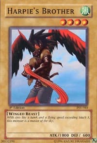 Harpie's Brother - Pharaoh's Servant - YuGiOh card