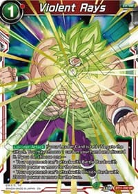 Violent Rays - Vermilion Bloodline - Dragon Ball Super: Masters card
