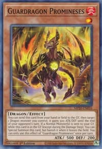 Guardragon Promineses - 2020 Tin of Lost Memories - YuGiOh card