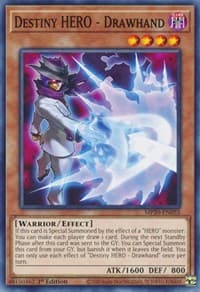 Destiny HERO - Drawhand - 2020 Tin of Lost Memories - YuGiOh card