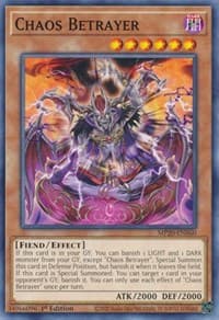 Chaos Betrayer - 2020 Tin of Lost Memories - YuGiOh card