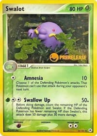 Swalot - 50/101 (Prerelease) - Nintendo Promos - Pokemon card