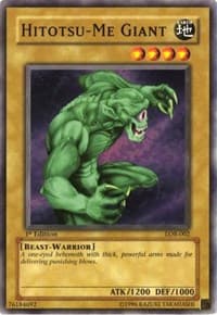 Hitotsu-Me Giant - The Legend of Blue Eyes White Dragon - YuGiOh card