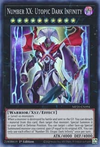 Number XX: Utopic Dark Infinity - 2020 Tin of Lost Memories - YuGiOh card