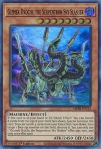 Gizmek Orochi, the Serpentron Sky Slasher - 2020 Tin of Lost Memories - YuGiOh card
