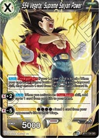 SS4 Vegeta, Supreme Saiyan Power - Vermilion Bloodline - Dragon Ball Super: Masters card