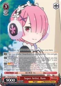 Super Artist, Ram - Re:ZERO Memory Snow - Weiss Schwarz card