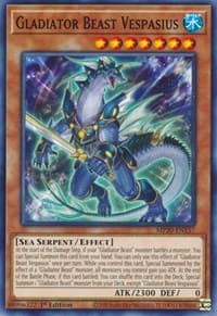 Gladiator Beast Vespasius - 2020 Tin of Lost Memories - YuGiOh card