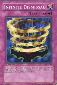 Infinite Dismissal - Pharaoh's Servant - YuGiOh card