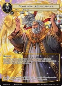 Summoning Art of Magna (Full Art) - Alice Origin IV: Prologue of Attoractia - Force of Will card