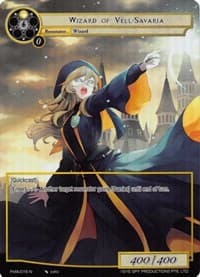 Wizard of Vell-Savaria (Full Art) - Alice Origin IV: Prologue of Attoractia - Force of Will card