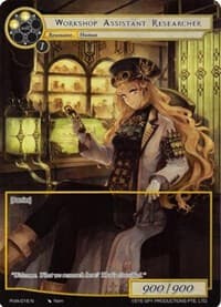 Workshop Assistant Researcher (Full Art) - Alice Origin IV: Prologue of Attoractia - Force of Will card
