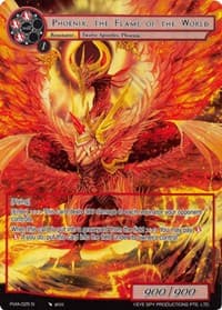 Phoenix, the Flame of the World (Full Art) - Alice Origin IV: Prologue of Attoractia - Force of Will card