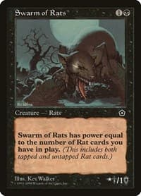 Swarm of Rats - Portal Second Age - Magic: The Gathering card