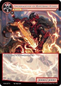 Swordsmaster of Exploding Flame - Alice Origin IV: Prologue of Attoractia - Force of Will card