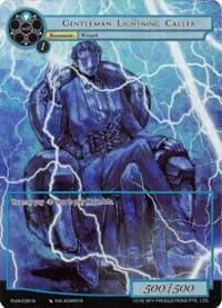 Gentleman Lightning Caller (Full Art) - Alice Origin IV: Prologue of Attoractia - Force of Will card