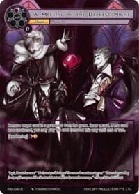 A Meeting in the Darkest Night (Full Art) - Alice Origin IV: Prologue of Attoractia - Force of Will card