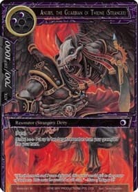 Anubis, the Guardian of Throne (Stranger) (Full Art) - Alice Origin IV: Prologue of Attoractia - Force of Will card