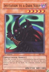 Invitation to a Dark Sleep - Pharaoh's Servant - YuGiOh card