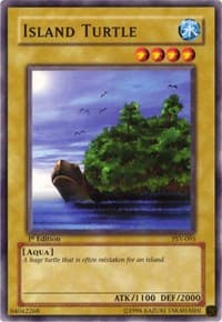 Island Turtle - Pharaoh's Servant - YuGiOh card
