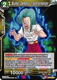 Bulma, Demonic Transformation - Vermilion Bloodline - Dragon Ball Super: Masters card