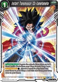 Instant Transmission 10x Kamehameha - Vermilion Bloodline - Dragon Ball Super: Masters card