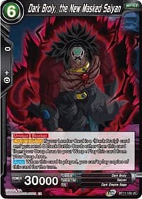 Dark Broly, the New Masked Saiyan - Vermilion Bloodline - Dragon Ball Super: Masters card