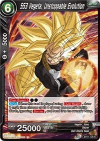 SS3 Vegeta, Unstoppable Evolution - Vermilion Bloodline - Dragon Ball Super: Masters card